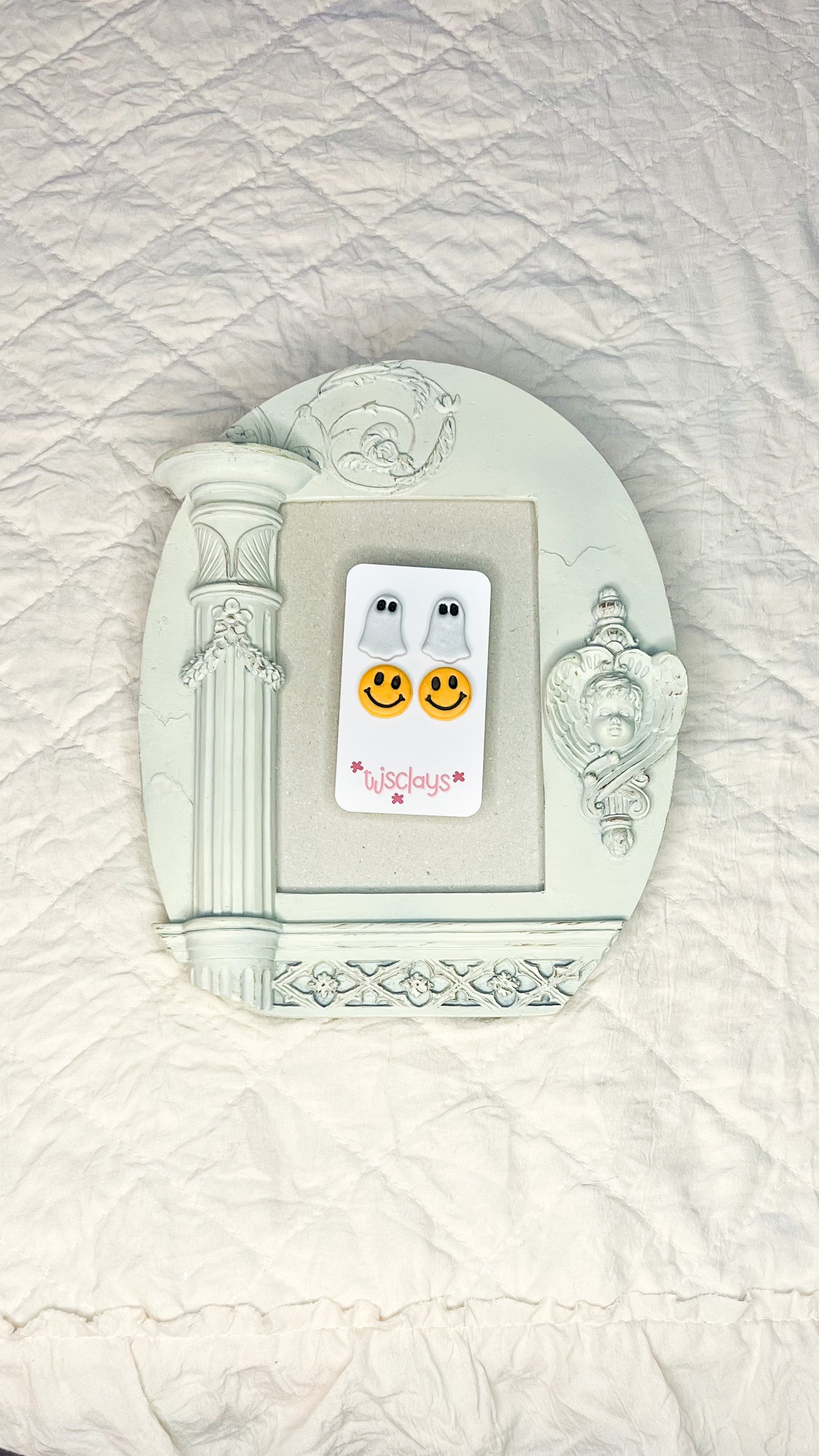 ghost & smiley stud pack