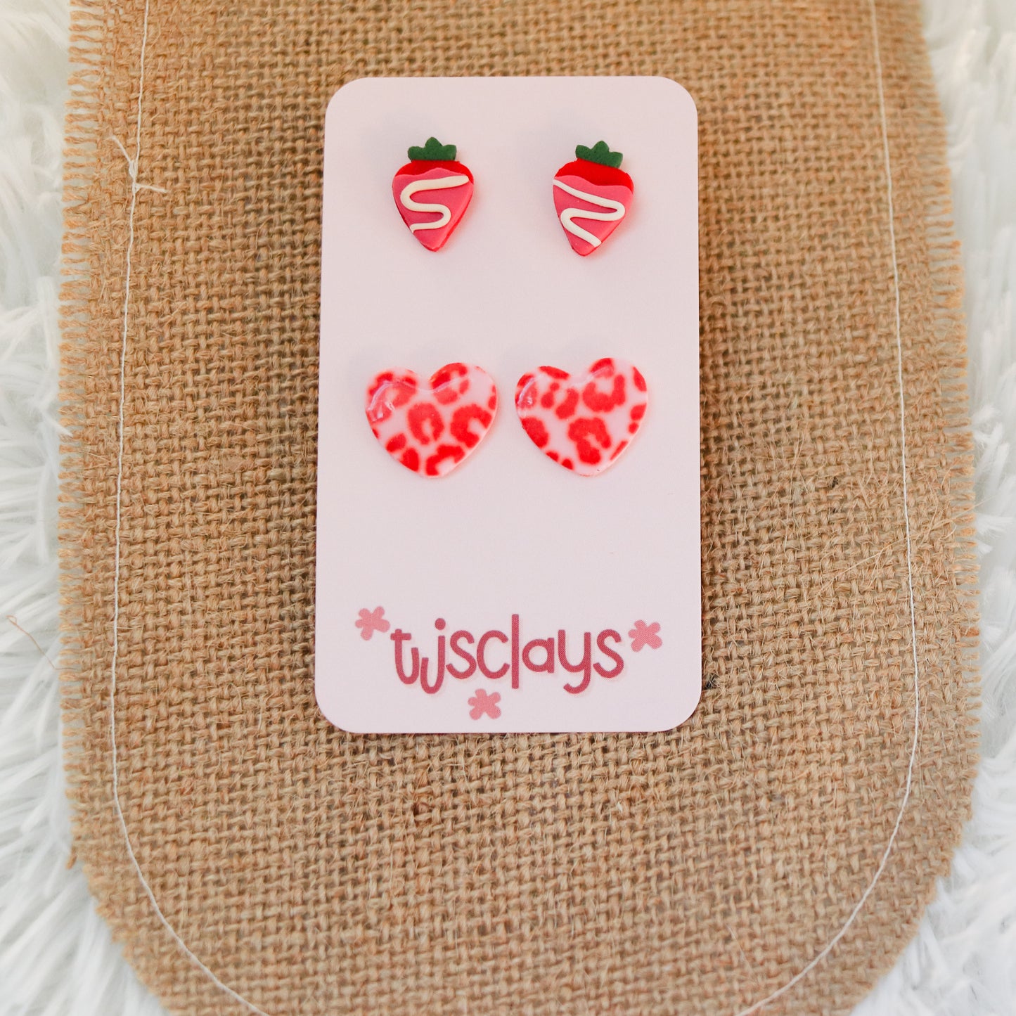 ARCHIVE Strawberry Studs + Pick Your Own 2nd Pair ♡