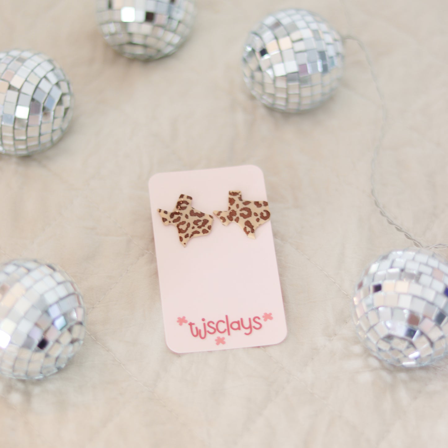 ARCHIVE Cheetah Texas Studs ♡