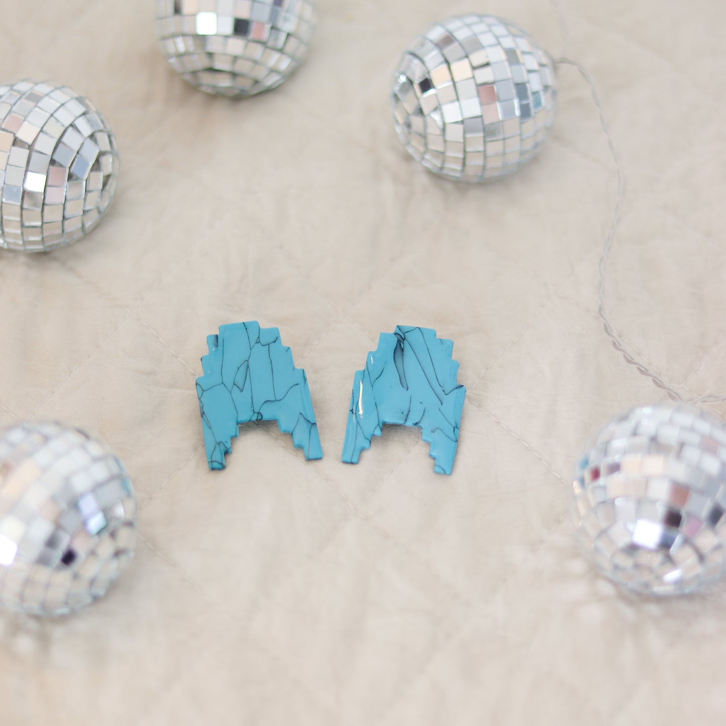 ARCHIVE Turquoise Funky Studs ♡