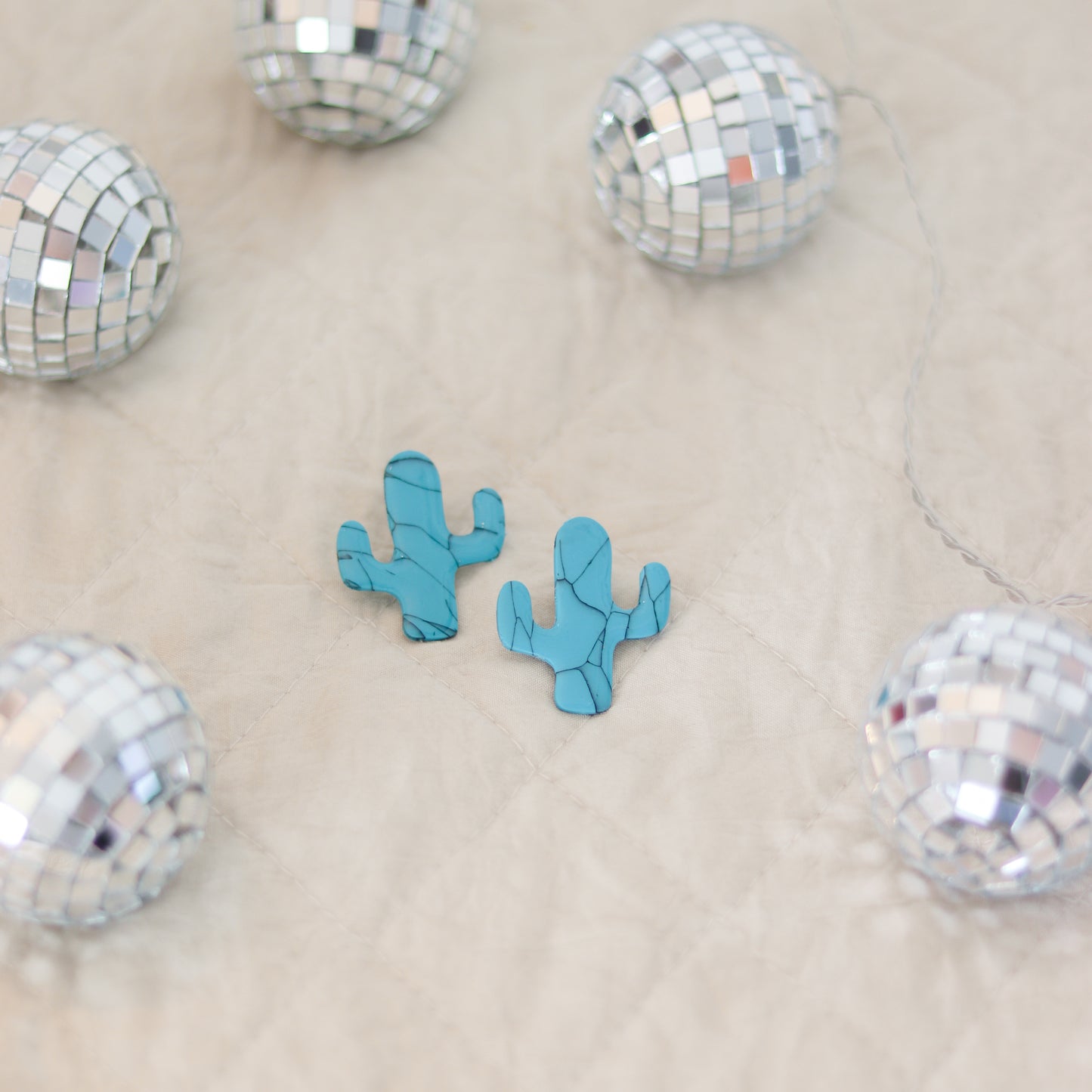 ARCHIVE Turquoise Cactuses - Big ♡