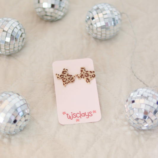 ARCHIVE Cheetah Texas Studs ♡